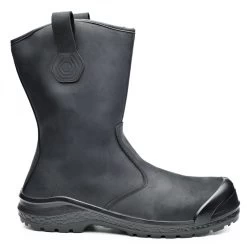 BASE B0870 - Be-Mighty/Be-Extreme S3 SRC CI SICHERHEITSSTIEFEL AUS LEDER, METALLFREI, Schwarz