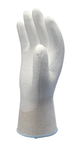 Showa 542 Schnittschutzhandschuhe Mit Beschichtung Aus Polyurethan, Schnittschutz Klasse B (10 Paare In Paket), Weiß