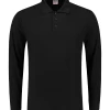 Tricorp 201008 Arbeits Poloshirt 100% Baumwolle, Langarm, Schwarz