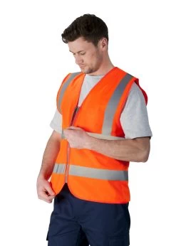 Portwest C375 - Warnschutz-Weste Aus Polyester Mit Reißverschluss, Reflexstreifen (10 Stücke In Paket), Orange -Arbeitsschutzkleidung Geschäft 5F599DB1 2A8B A818 67BF 8F3F33BE1451