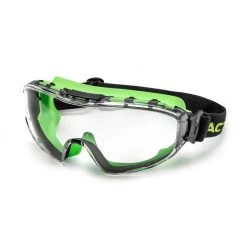 Active VISION V330 Sicherheitsbrille Typ "Maske" Mit Schutz Gegen UV-Strahlen, Stoß- Und Kratzfestigkeit (60 Stücke In Karton), Klar