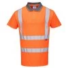 Portwest RT22 Warnschutz Polo-Shirt, RIS, Reflexstreifen, 3-Knopf-Ausschnitt, Atmungsaktiv, Orange -Arbeitsschutzkleidung Geschäft 6021E709 EDB1 2628 1B76 E605381C0696