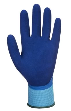 Portwest AP80 - Liquid Pro Arbeitshandschuhe Aus Nylon Mit Beschichtung Aus Latex (12 Paare In Paket), Blau -Arbeitsschutzkleidung Geschäft 60C4B99A 2AAC 465D 207D E8506F0A800D