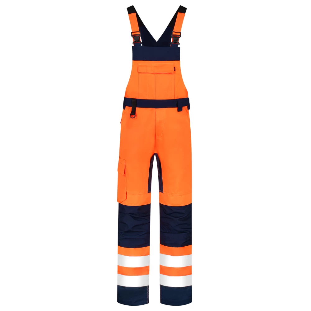 Tricorp 753005 Arbeits Warnschutz Latzhose Bicolor, Reguläre Größe, Orange-Ink 3 Tricorp 753005 Arbeits Warnschutz Latzhose Bicolor, Reguläre Größe, Orange-Ink
