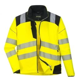 Portwest T402 - PW3 Warnschutz-Softshell-Jacke Mit Wasserabweisender Beschichtung, Winddicht, Atmungsaktiv, Reflektierend, Gelb-Schwarz 7 Portwest T402 - PW3 Warnschutz-Softshell-Jacke Mit Wasserabweisender Beschichtung, Winddicht, Atmungsaktiv, Reflektierend, Gelb-Schwarz -Arbeitsschutzkleidung Geschäft 680F0947 8CB7 B857 45C1 6B7E7E7C4DEB
