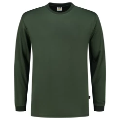 Tricorp 102005 Arbeits T-Shirt UV-Schutz Cooldry Langarm, Flaschengruen