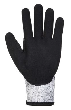 Portwest A722 - Anti Vibrations Schnittschutzhandschuhe Mit Beschichtung Aus Nitrilschaum, 13G, Atmungsaktiv, Wärmebeständig (12 Paare In Paket), Grau-schwarz -Arbeitsschutzkleidung Geschäft 6A22609F 2381 74A1 8D5F F83FC9E3B4EB