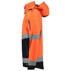 Tricorp 403007 Arbeits Warnschutz Softshelljacke EN ISO 20471 Bicolor, Winddicht, Atmungsactiv, Wasserabweisend, Orange-Marine -Arbeitsschutzkleidung Geschäft 6A32DBC1 BC13 9705 24E3 C036F23E381F