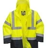 Portwest S766 - Winter Warnschutz 5-in-1 Parka Jacke Aus Polyester Mit Reflexstreifen, Kältebeständig, Wasserdicht, Gelb-Schwarz -Arbeitsschutzkleidung Geschäft 6A7CF292 B493 AA3C 0D73 39C6A66D0B1E