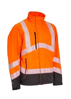 ELKA 116505R - VISIBLE XTREME ATMUNGSAKTIVE WARNSCHUTZ-SOFTSHELL-JACKE, Orange