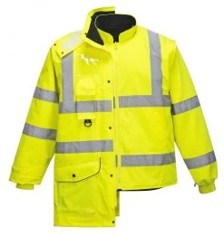 Portwest S427 - Warnschutz 7-in-1 Parka Jacke Aus Polyester Mit Reflexstreifen, Atmungsaktiv, Wasserdicht, Kältebeständig, Gelb 16 Portwest S427 - Warnschutz 7-in-1 Parka Jacke Aus Polyester Mit Reflexstreifen, Atmungsaktiv, Wasserdicht, Kältebeständig, Gelb -Arbeitsschutzkleidung Geschäft 6D3B8873 201E EECE 368C EE75D3CD783E
