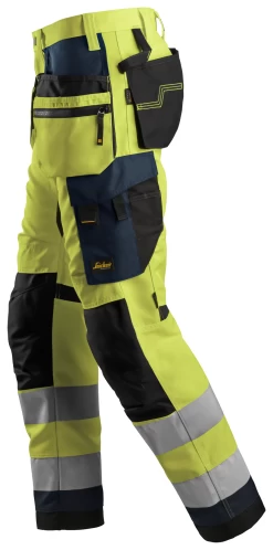 Snickers 6230 High-Vis-Arbeitshose+ Mit Holstertaschen, Warnschutzklasse 2, Reguläre Größe, Gelb-Blau -Arbeitsschutzkleidung Geschäft 6F1153CB 3E91 A4B7 55F8 C5E0E9F33F55