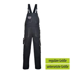 Portwest TX12 - Portwest Texo Arbeitslatzhose Aus Baumwolle/Polyester Mit Kniepolstertaschen, Reguläre Größe, Schwarz