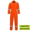 Portwest FR28 - Leichter, Antistatischer Arbeits Overall Mit Schutz Gegen Hitze Und Flammen, Reguläre Größe, Orange
