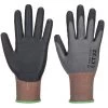 Portwest CT32 - CT MR Schnittschutzhandschuhe Mit Beschichtung Aus Nitril-Mikroschaum 18G (12 Paare In Paket), Schwarz
