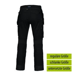 ProJob 5524 ARBEITSHOSE, Reguläre Größe, Schwarz