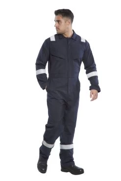 Portwest AF53 - Araflame Gold Multinorm Arbeits Overall Schutz Vor Strahlungs- Und Kontakthitze, Flammhemmend, Elektrostatisch, Reguläre Größe, Marine -Arbeitsschutzkleidung Geschäft 8265A8FA EFE4 74FF BED0 45133E9ACF4A