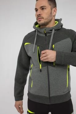 Portwest DX472 - DX4 Arbeits Sweatshirt Aus Polyester Mit Reißverschluss, Verstellbare Kapuze, Metallgrau -Arbeitsschutzkleidung Geschäft 828CDC4C 48A5 18D6 E4D1 731DDD37EE2F