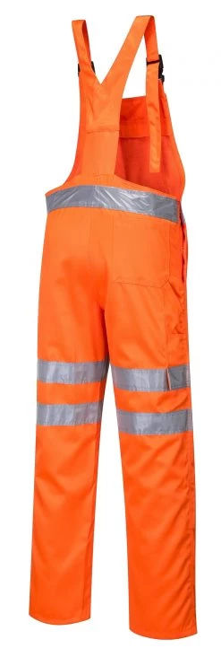 Portwest RT43 - Warnschutz-Latzhose RIS Mit Reflexstreifen Und Verstärktem Kniebereich, Reguläre Größe, Orange -Arbeitsschutzkleidung Geschäft 83CE2CD3 1BA3 DB78 A3C8 056F1B8A48DF