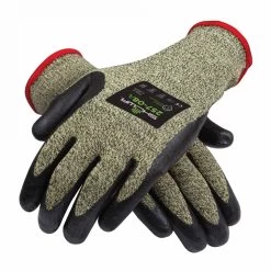 Showa 257 Schnittschutzhandschuhe Mit Beschichtung Aus Nitrilschaum, Schnittschutz Klasse F (12 Paare In Paket), Schwarz-gelb -Arbeitsschutzkleidung Geschäft 8B0376B3 57FD 1C43 C571 25F392605249