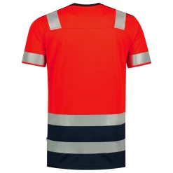 Tricorp 103006 Arbeits Warnschutz T-Shirt Bicolor Atmungsaktiv, Rot-Ink -Arbeitsschutzkleidung Geschäft 8D0C3815 BCC6 6D26 566C 7CF4C618B168