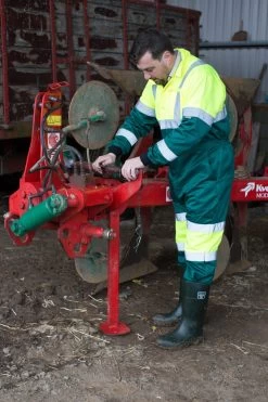 Portwest E052 - X Warnschutz-Overall Aus Polyester Und Baumwolle Mit Taschen, Reflektierend, Reguläre Größe, Gelb-Gruen -Arbeitsschutzkleidung Geschäft 8D3016BA 22DB 6200 FE87 5EF58BE6A00F