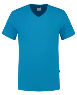 Tricorp 101005 Arbeits T-Shirt V-Ausschnitt Fitted, Turquoise