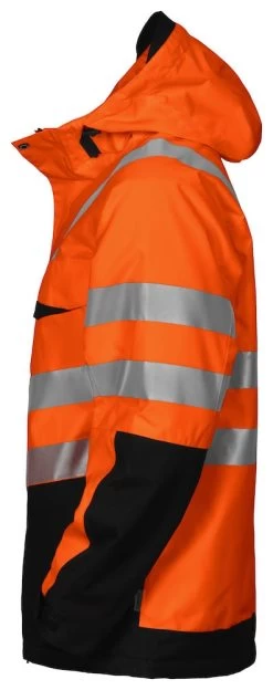 ProJob 6418 Arbeits Warnschutz GEFÜTTERTE JACKE EN ISO 20471 KLASSE 3 Wasserdicht, Winddicht, Orange/schwarz -Arbeitsschutzkleidung Geschäft 90F6F94E 029A 7D4A 3C06 97FA7842B05C