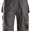 Snickers 0312 Kombi-Arbeitshose, DuraTwill, Reguläre Größe, Grau-Schwarz