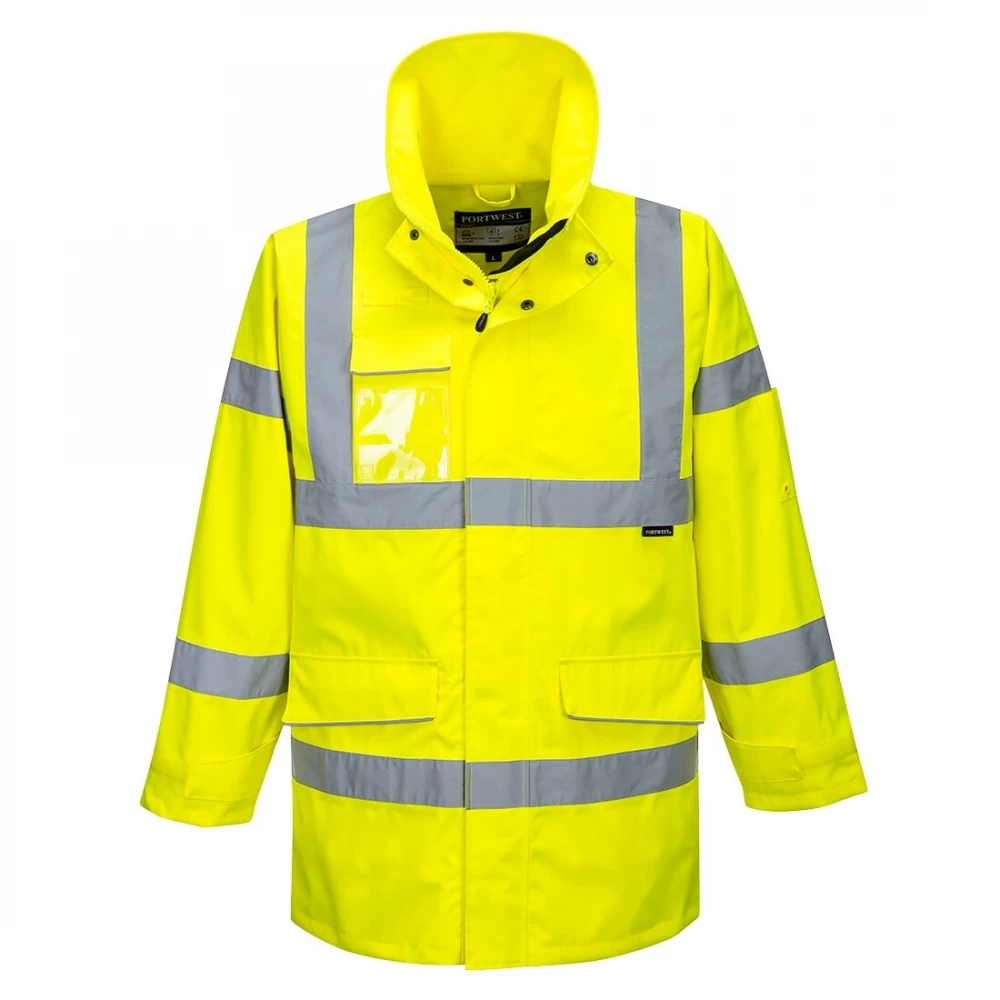 Portwest S590 - Warnschutz-Parka Jacke "Extreme" Mit Beschichtung, Doppelte Windschutz, Reflektierend, Atmungsaktiv, Wasserdicht, Gelb 3 Portwest S590 - Warnschutz-Parka Jacke "Extreme" Mit Beschichtung, Doppelte Windschutz, Reflektierend, Atmungsaktiv, Wasserdicht, Gelb