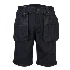 Portwest PW345 - PW3 Arbeits Shorts Mit UV-Schutz, Schwarz