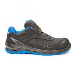 BASE B1210 - I-ROBOX S3 Cl SRC ESD SICHERHEITSHALBSCHUHE AUS NUBUK, METALLFREI, Schwarz-Blau