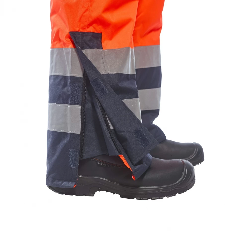 Portwest S489 - Warnschutz-Latzhose Mit Reflexstreifen, Gefüttert, Wasserdicht, Kältebeständig, Reguläre Größe, Orange 7 Portwest S489 - Warnschutz-Latzhose Mit Reflexstreifen, Gefüttert, Wasserdicht, Kältebeständig, Reguläre Größe, Orange – Bild 5