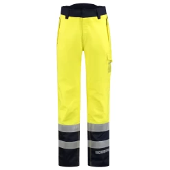 Tricorp 503004 Arbeitshose Warnschutz Multinorm Bicolor Antistatisch, Flammschutz, Reguläre Größe, Gelb-Ink