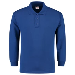 Tricorp 301004 Arbeits Sweatshirt Polokragen, Royalblau