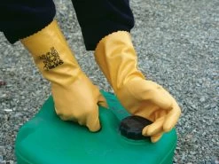 SHOWA 771 Schutzhandschuhe Mit Nitril Beschichtung (10 Paare In Paket), Gelb -Arbeitsschutzkleidung Geschäft A25A5D05 01BF 9ED4 A5E7 15B1EE8164CC