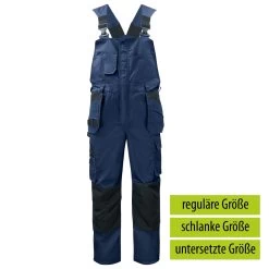 ProJob 5630 Arbeits TRÄGERHOSE, Reguläre Größe, Marine