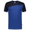 Tricorp 102006 Arbeits T-Shirt Bicolor Quernaht, Royalblau-Marine