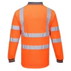 Portwest S277 - Warnschutz Langarm Aus Polyester, Reflektierend, Atmungsaktiv, Orange -Arbeitsschutzkleidung Geschäft A745A778 082D 4E3A C3BE D96978A036C3