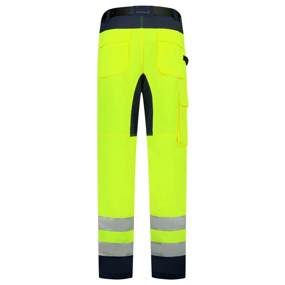 Tricorp 503011 Warnschutz Arbeitshose Bicolor, Reguläre Größe, Gelb-Ink 5 Tricorp 503011 Warnschutz Arbeitshose Bicolor, Reguläre Größe, Gelb-Ink – Bild 3