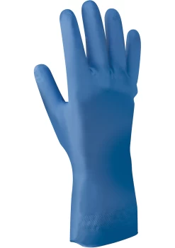 SHOWA 707D Arbeitshandschuhe Mit Beschichtung Aus Nitril (12 Paare In Paket), Blau