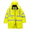 Portwest S427 - Warnschutz 7-in-1 Parka Jacke Aus Polyester Mit Reflexstreifen, Atmungsaktiv, Wasserdicht, Kältebeständig, Gelb -Arbeitsschutzkleidung Geschäft AB250CF5 3823 0AE8 8FB9 04C4F5113C8F