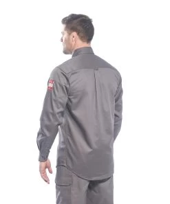 Portwest FR89 - Flammhemendes Arbeitshemd Aus Bizflame-Gewebe Mit Schutz Gegen Lichtbogen, Grau 9 Portwest FR89 - Flammhemendes Arbeitshemd Aus Bizflame-Gewebe Mit Schutz Gegen Lichtbogen, Grau -Arbeitsschutzkleidung Geschäft AB625FB8 B84D D998 3ECD 2A538B0B2BC2