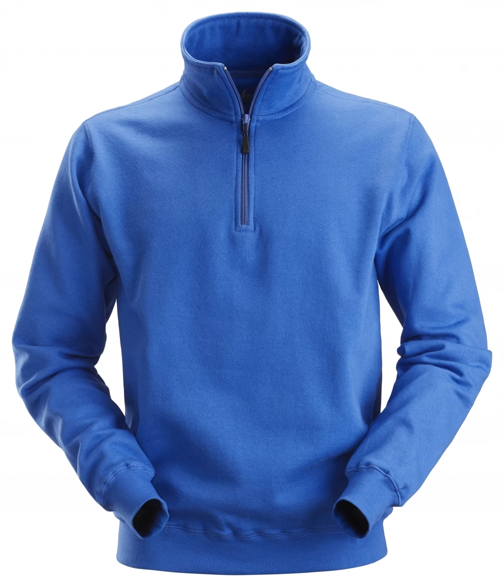 Snickers 2818 Sweatshirt Mit Halbreißverschluss, Blau 3 Snickers 2818 Sweatshirt Mit Halbreißverschluss, Blau