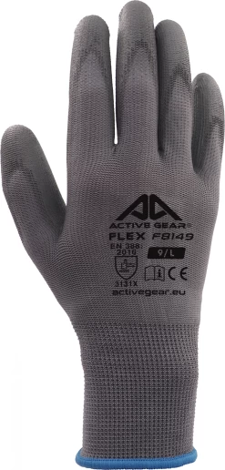 Active Gear Präzisionsarbeit Handschuh Active FLEX F8150 Mit Beschichtung Aus Polyurethan (120 Paare In Karton), Grau -Arbeitsschutzkleidung Geschäft AF4DF3AE FF7A 8802 6C0C B37F4307697B