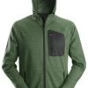 Snickers 8041 FlexiWork, Fleece-Hoodie, Grün -Arbeitsschutzkleidung Geschäft B486EC97 9C56 0E5C F4B2 6A6B8BD6CBF2