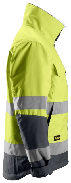 Snickers 1138 Core Wärmeisolierte High-Vis-Arbeitsjacke , Warnschutzklasse 3, Gelb-Grau -Arbeitsschutzkleidung Geschäft B9C44EEB 3E63 8924 3DD1 965735E4E69A