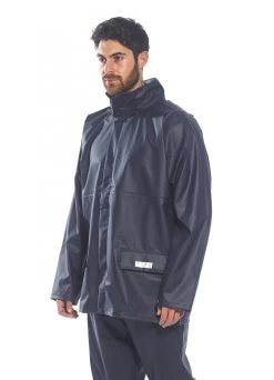 Portwest FR46 Flmmhemende Arbeits Parka Jacke - Wasserdicht, Antistatisch, Marine -Arbeitsschutzkleidung Geschäft BE749ACB 1803 7752 1F32 E0B13D478CC2
