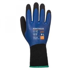 Portwest AP01 - Thermo Pro Handschuh Aus Acryl Mit Beschichtung Aus Latex Kältebeständig (12 Paare In Paket), Blau-Schwarz -Arbeitsschutzkleidung Geschäft BF0AC21C 8396 1604 1A68 D3D06F260F76