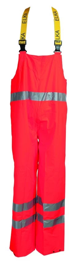 ELKA 028800R - DRY ZONE VISIBLE WARNSCHUTZ-LATZHOSE, Reguläre Größe, Orange